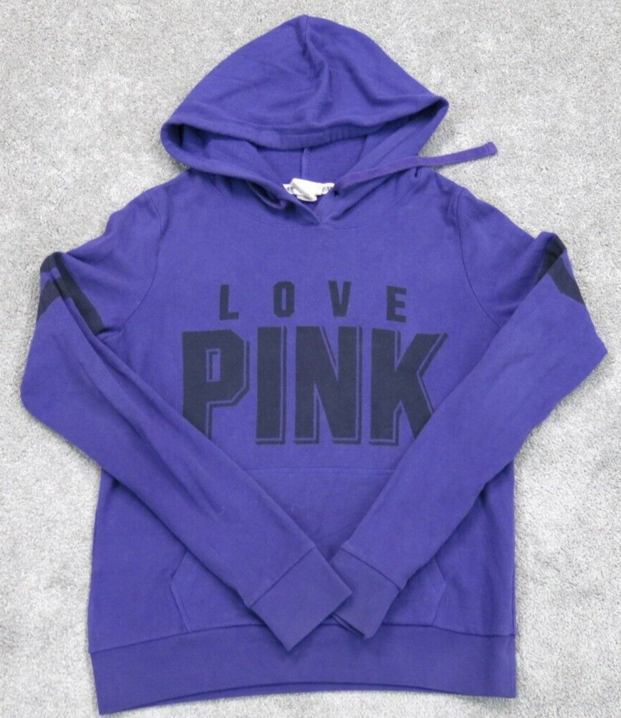 Victoria secret sales pink purple hoodie