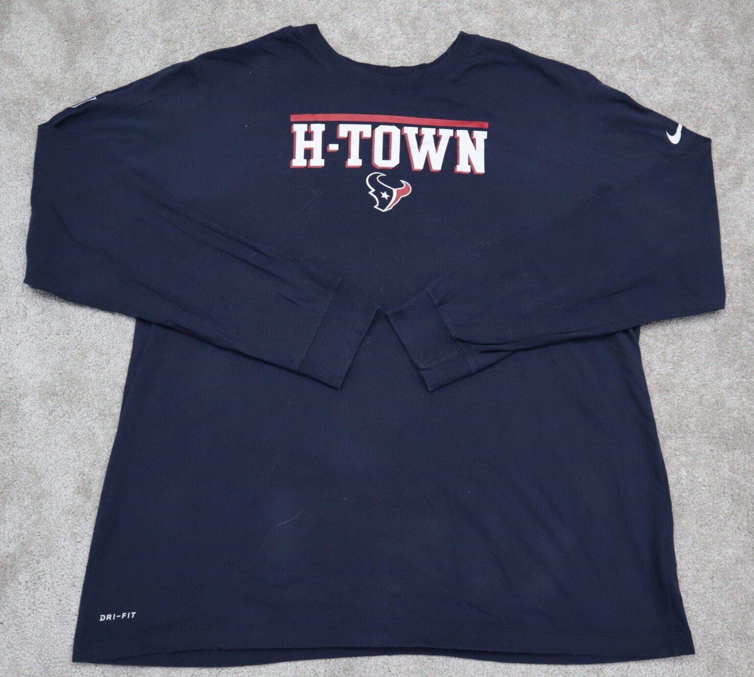 Nike Sports T Shirt Men s Size XXL Navy Blue NFL ONFIELD Apparel H