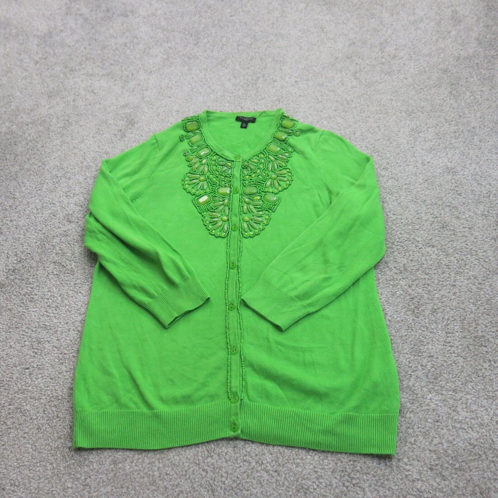 Talbots hot sale green sweater