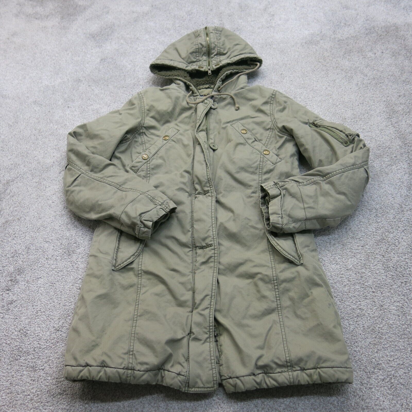 American eagle hotsell green coat