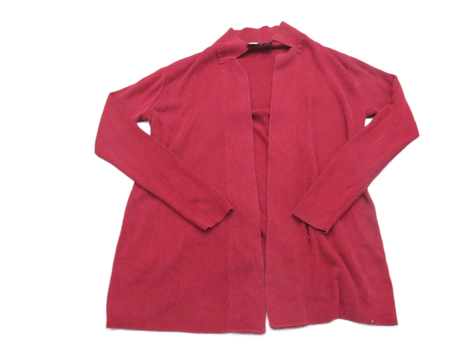 Mossimo Womens Cardigan Sweater Knitted Open Front Long Sleeve Red