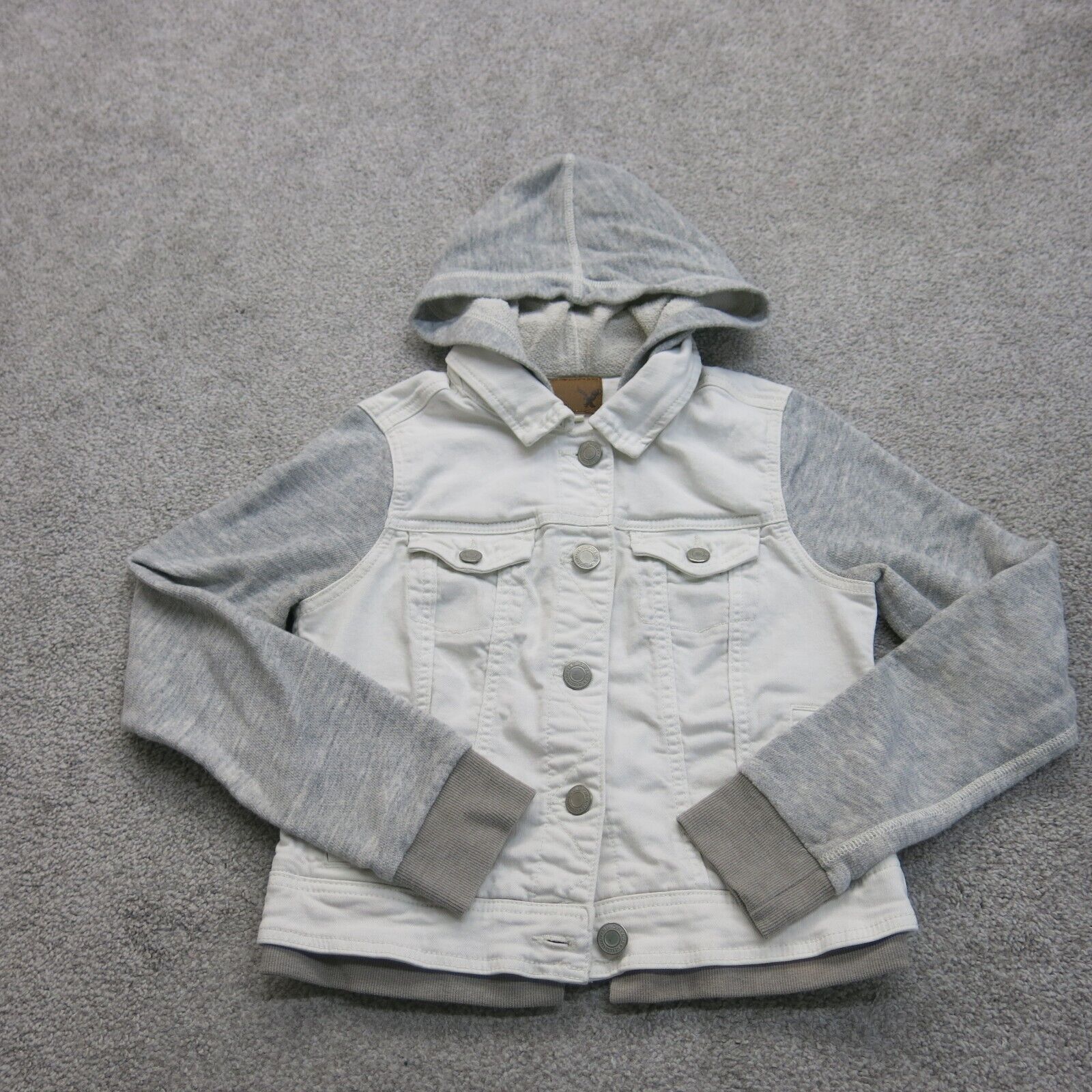 American eagle clearance white jacket