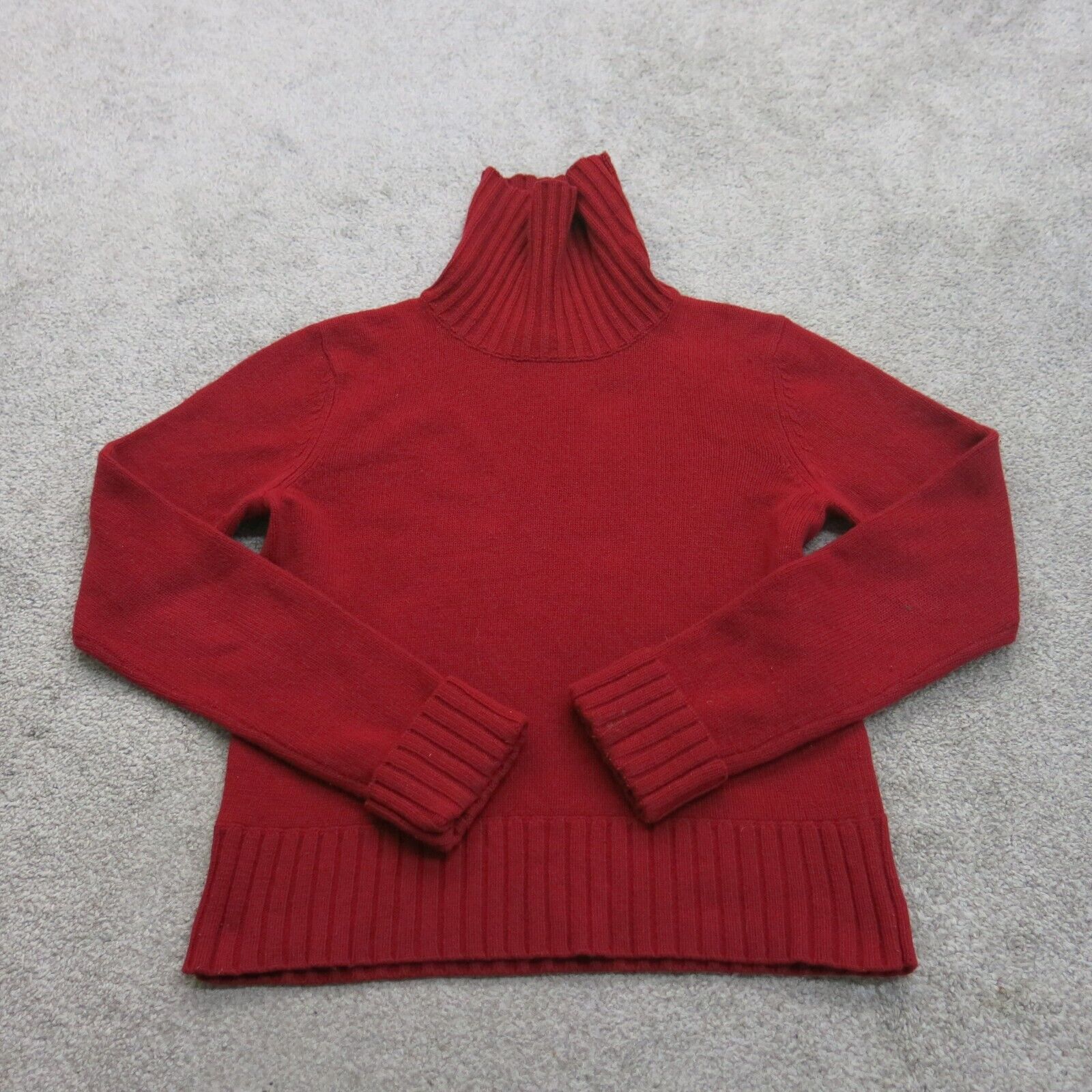 Lauren Ralph Lauren Womens Pullover Knitted Sweater High Neck Red Size –  Goodfair