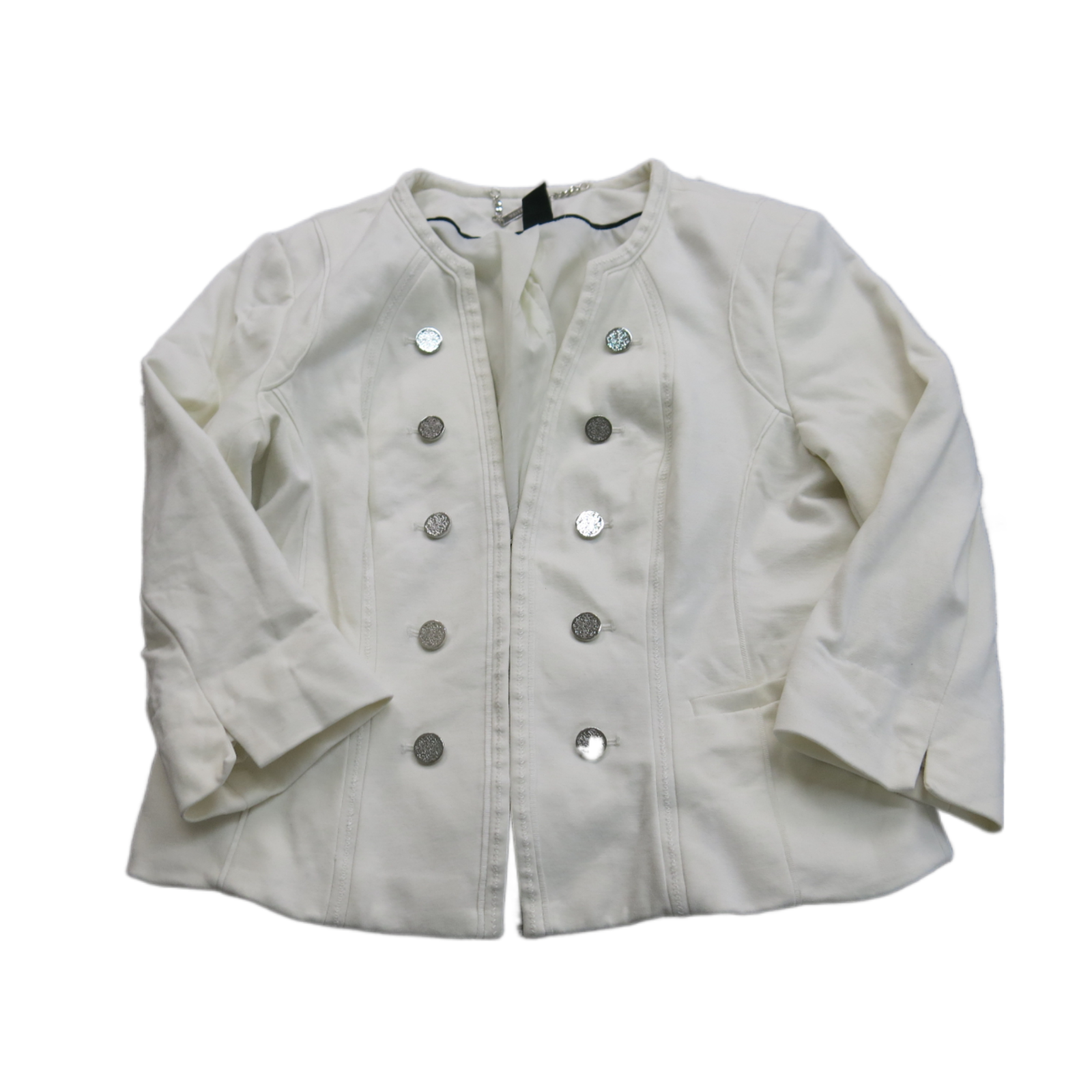 Womens white 2025 military style jacket