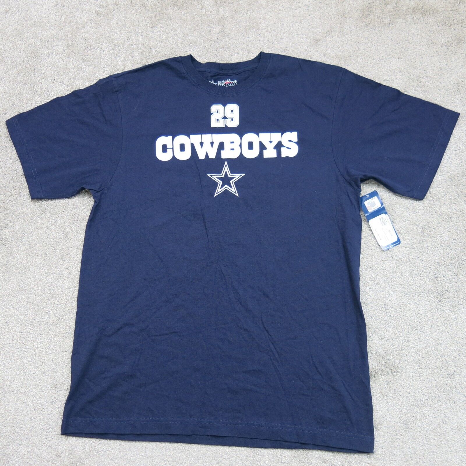 Dallas Cowboys Men T-Shirt Short Sleeve Crew Neck Murray #29 Cotton Bl –  Goodfair