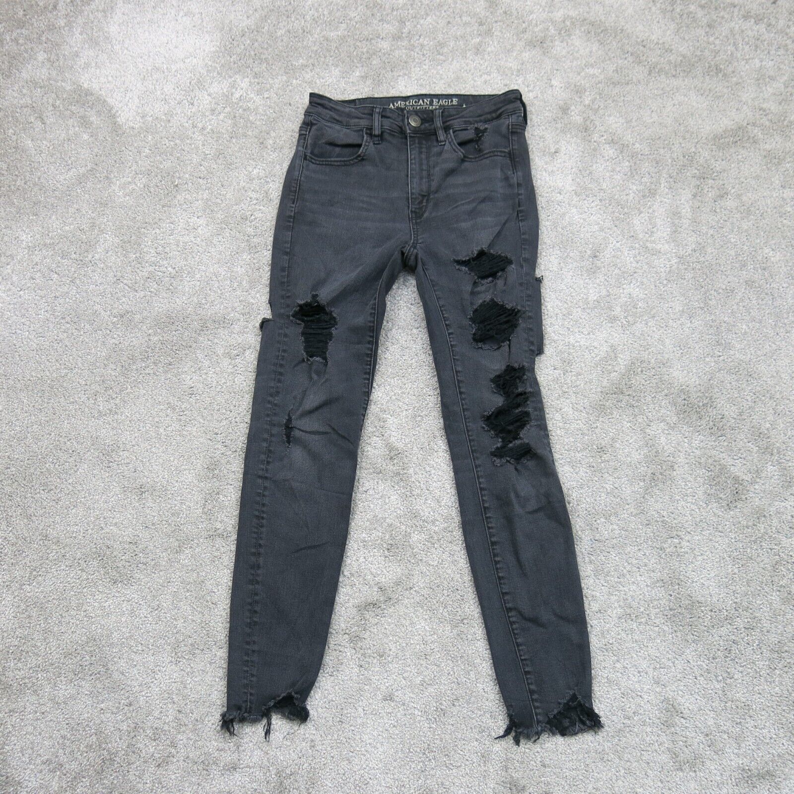 American Eagle Outfitters, Jeans, Black Ripped American Eagle Jeans