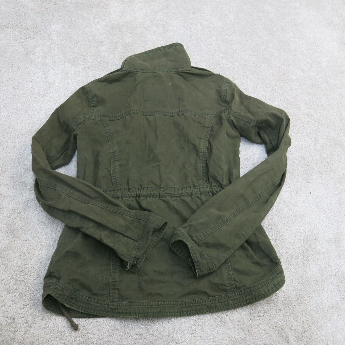 Abercrombie & Fitch カーキ ミリタリージャケット Abercrombie & Fitch Hoffman Mountain Military Jacket Full