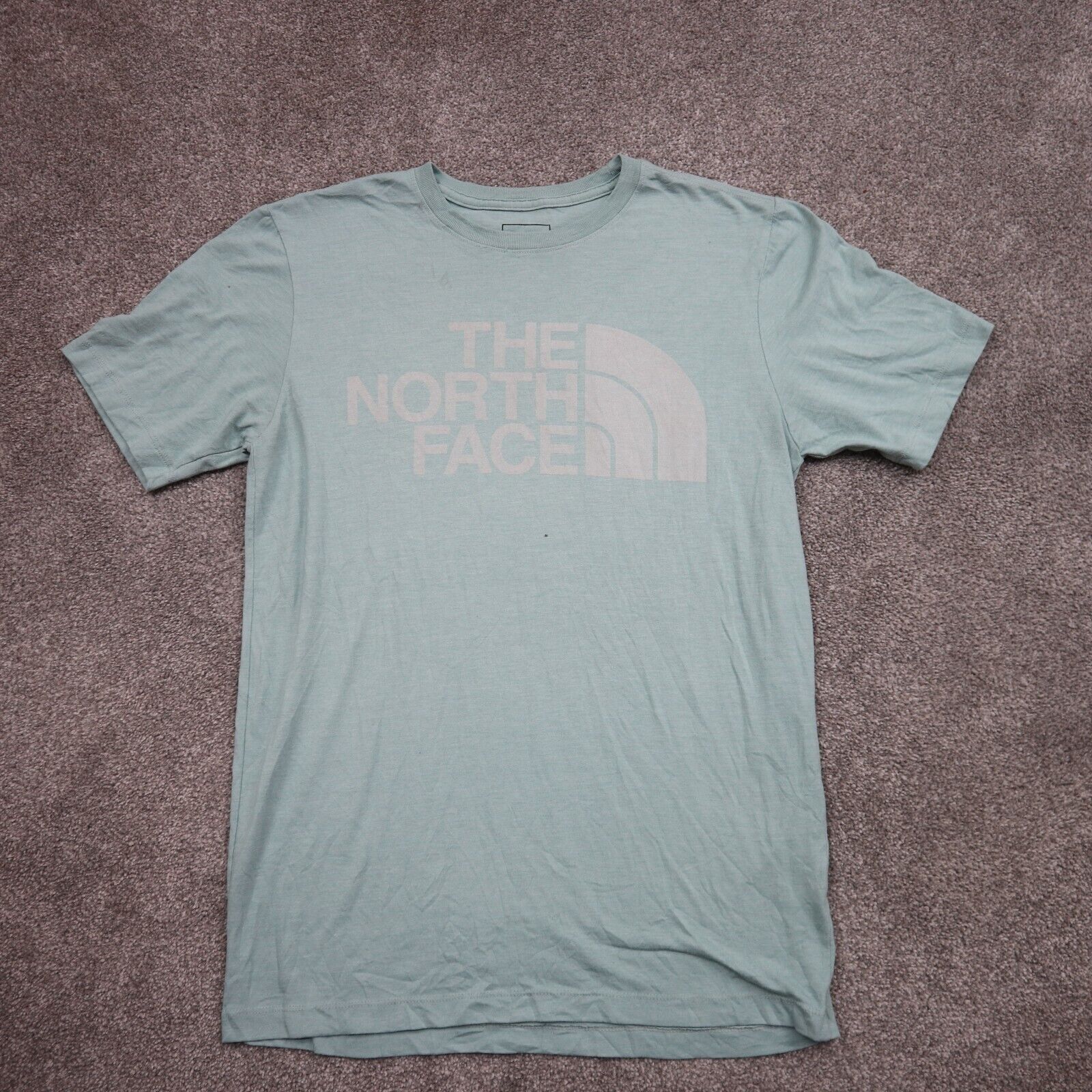 The North Face Mens T-Shirt Short Sleeve Crew Neck Logo Heather