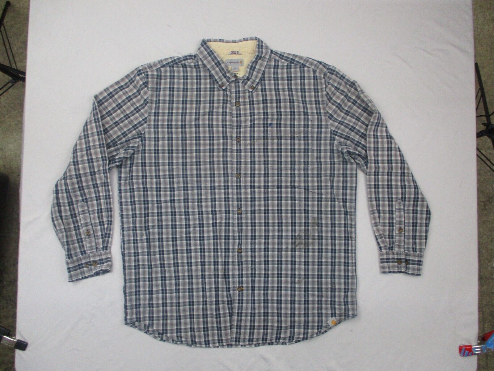 carhartt button up shirt plaid