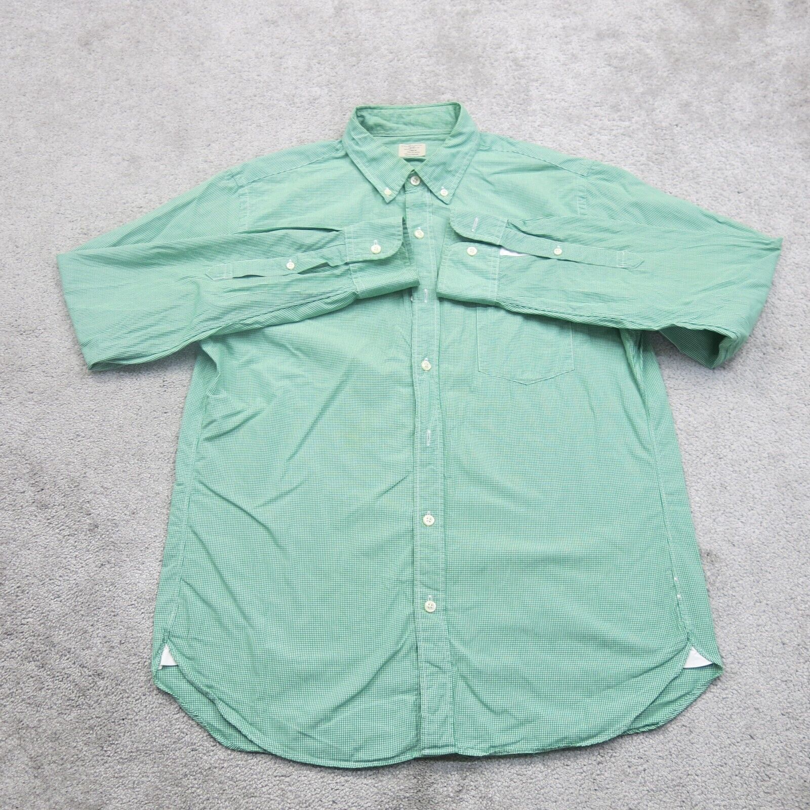 j crew green shirt