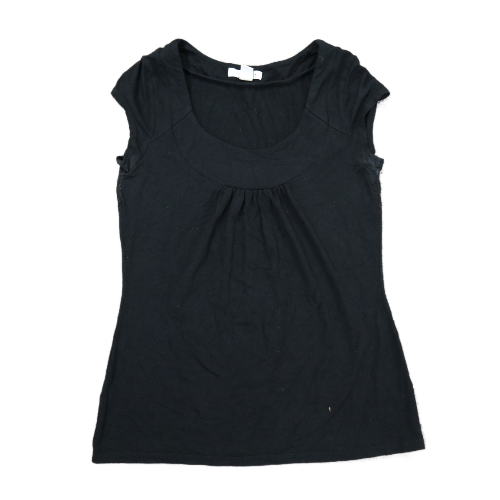 White House Black Market Women Tank Top Scoop Neck Sleeveless Black Si –  Goodfair