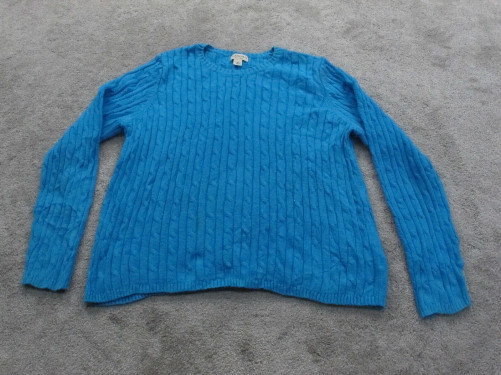 St john's bay cable knit outlet sweater