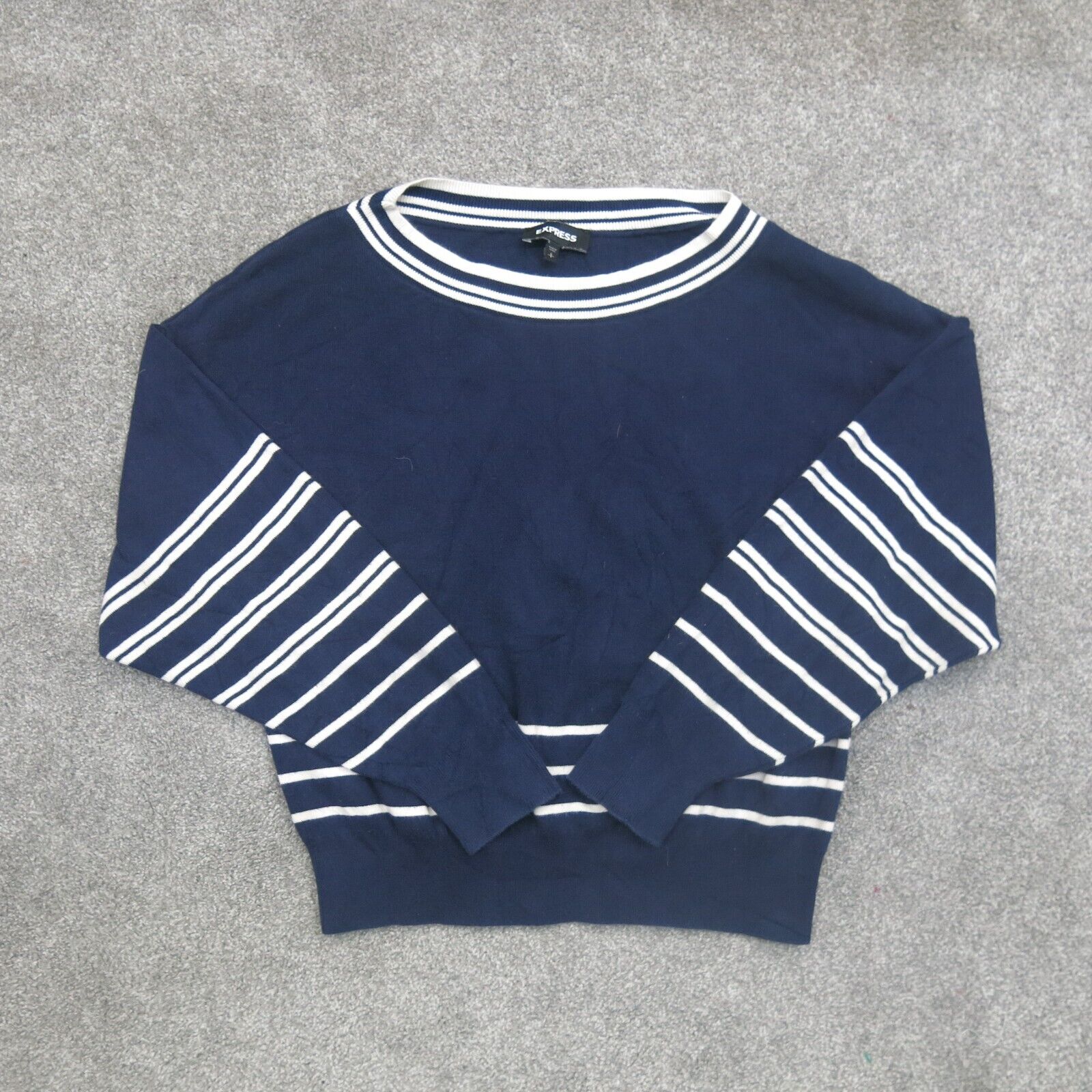 Express shop blue sweater