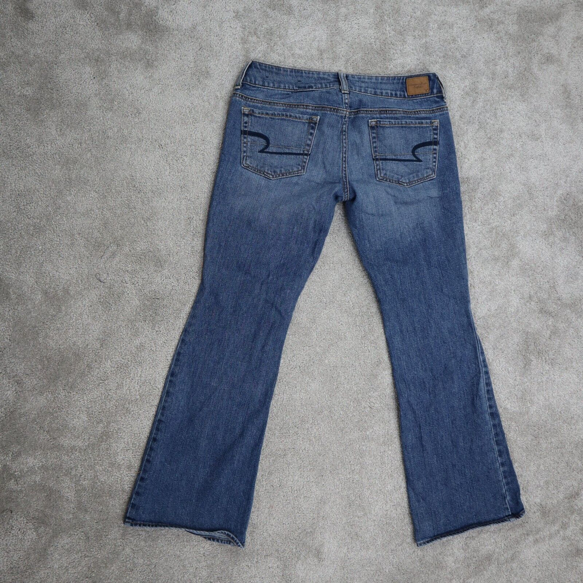 American Eagle Artist Jeans Womens Blue Low Rise Bootcut