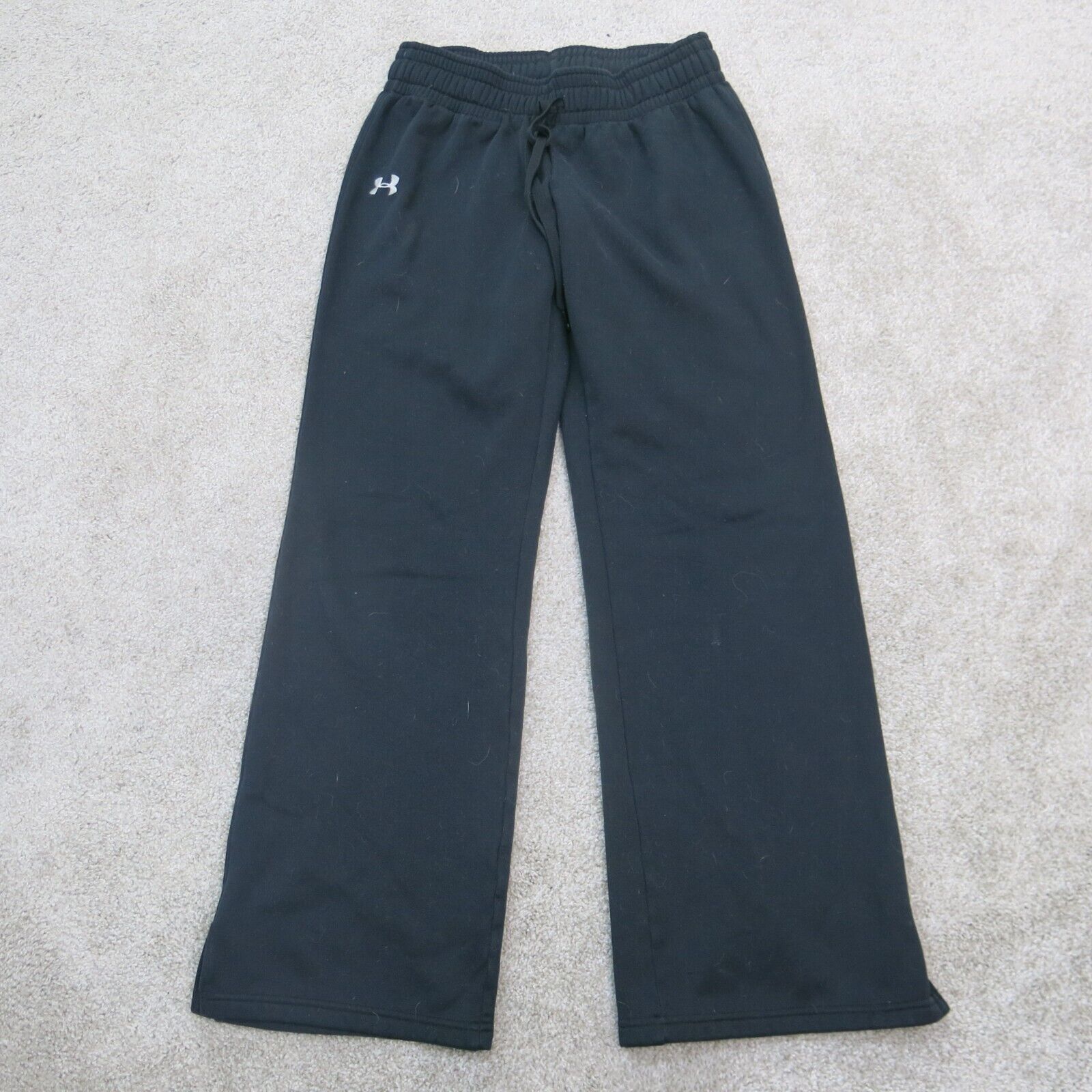 Under Armour Womens Activewear Athletic Logo Capri Pants Low Rise Gray –  Goodfair