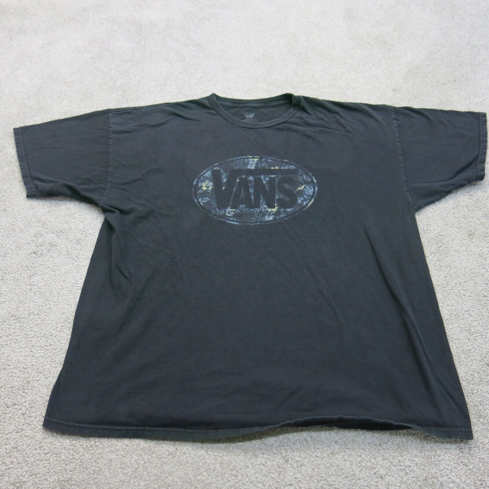 mens black vans t shirt