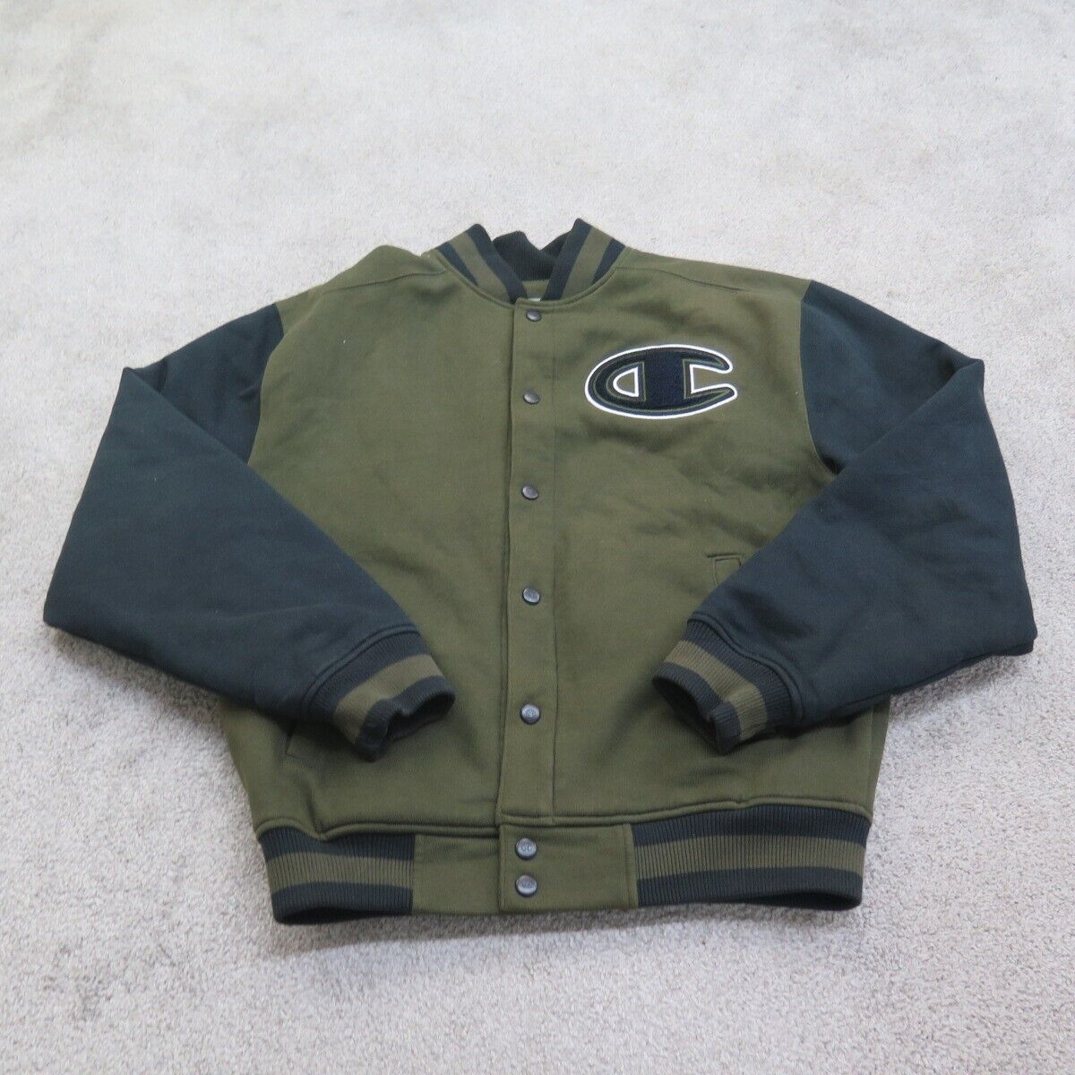 Champion bomber jacket green new arrivals