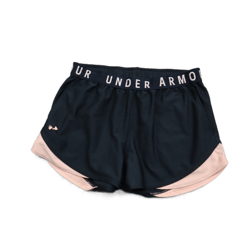 Under Armor Women Athletic Shorts Loose Fit Elastic Waist Heat