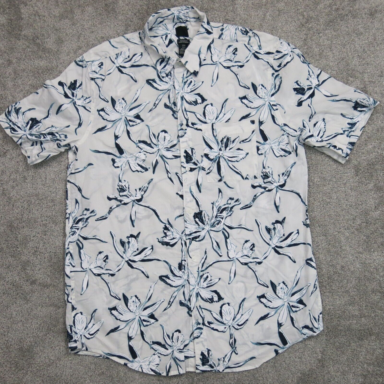 H&m white hotsell floral shirt