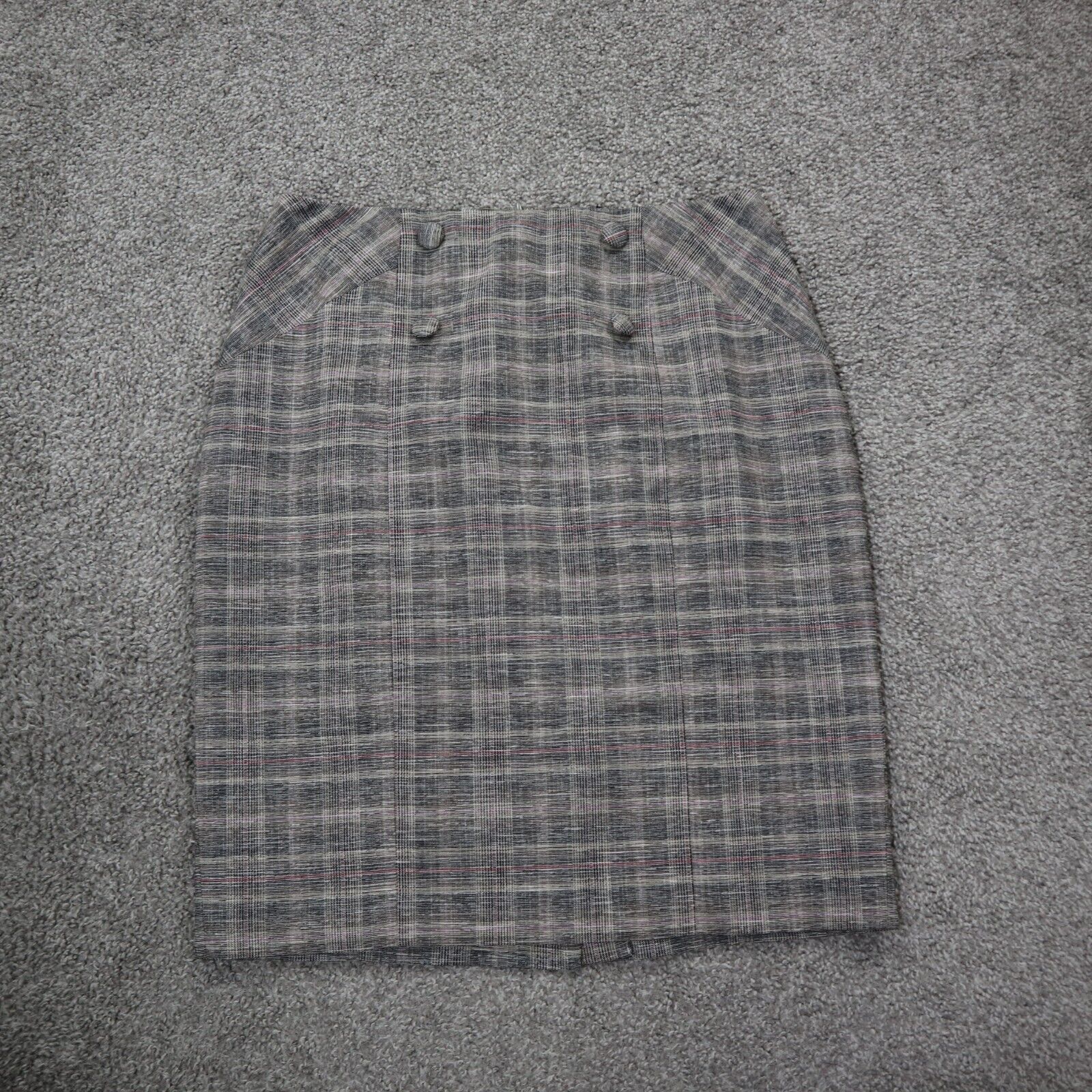 Plaid skirt white 2025 house black market