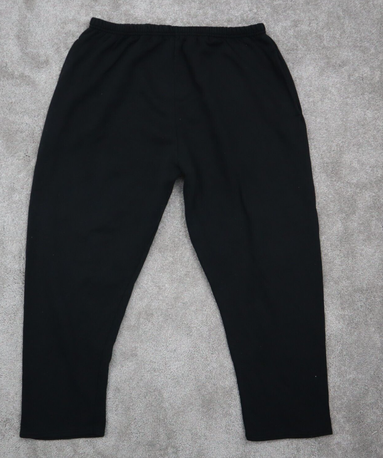 Hanes Sweatpants Women s X Large XL Black Activewear Stay Clean Straig