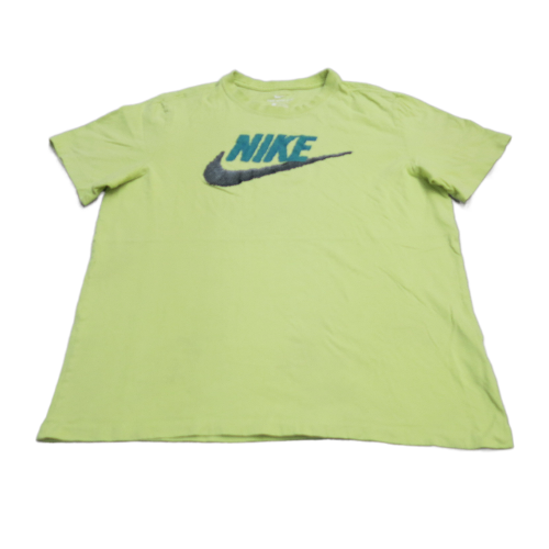 The Nike Tee Mens Crew Neck T Shirts Short Sleeves Light Yellow Size L