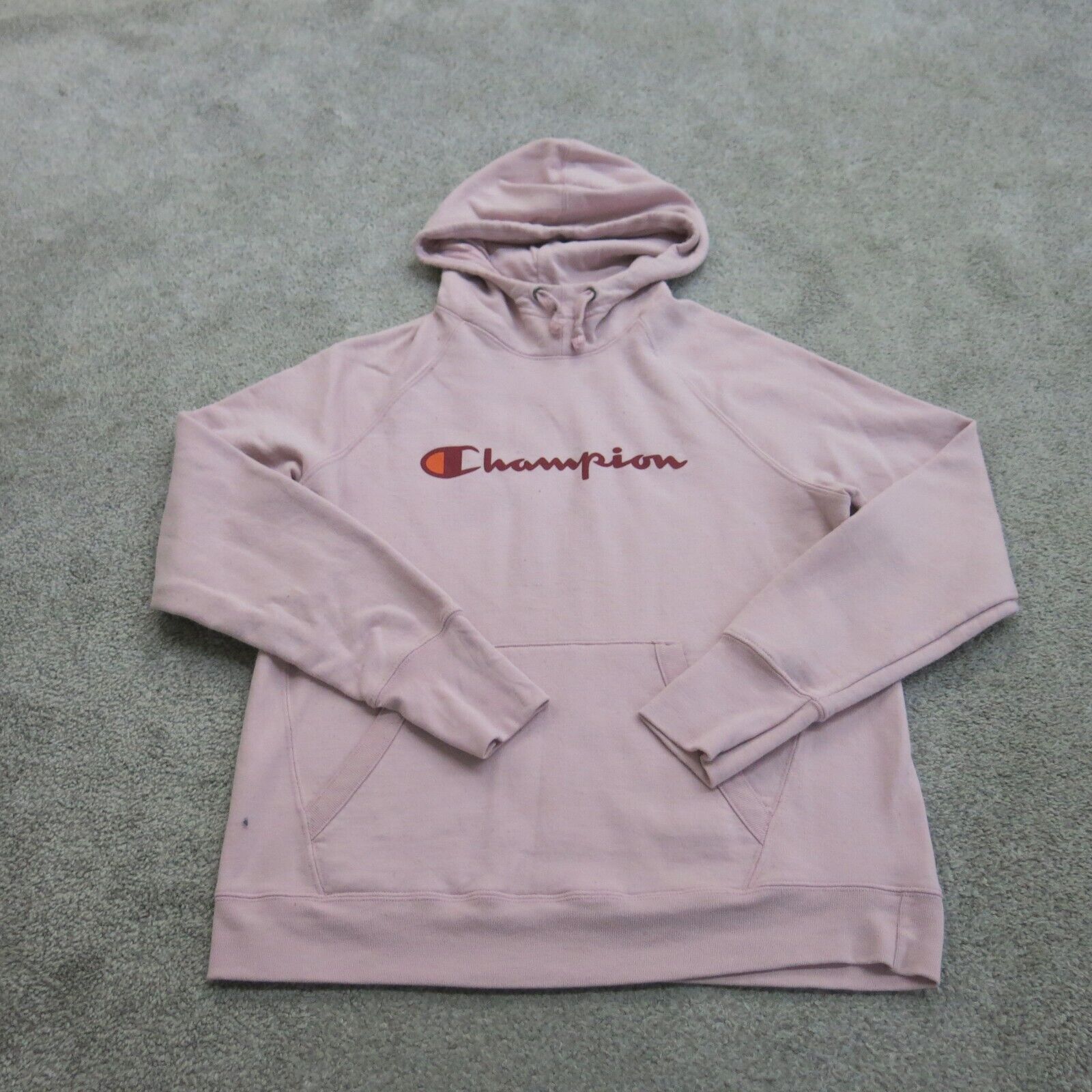 Pink and white outlet champion hoodie