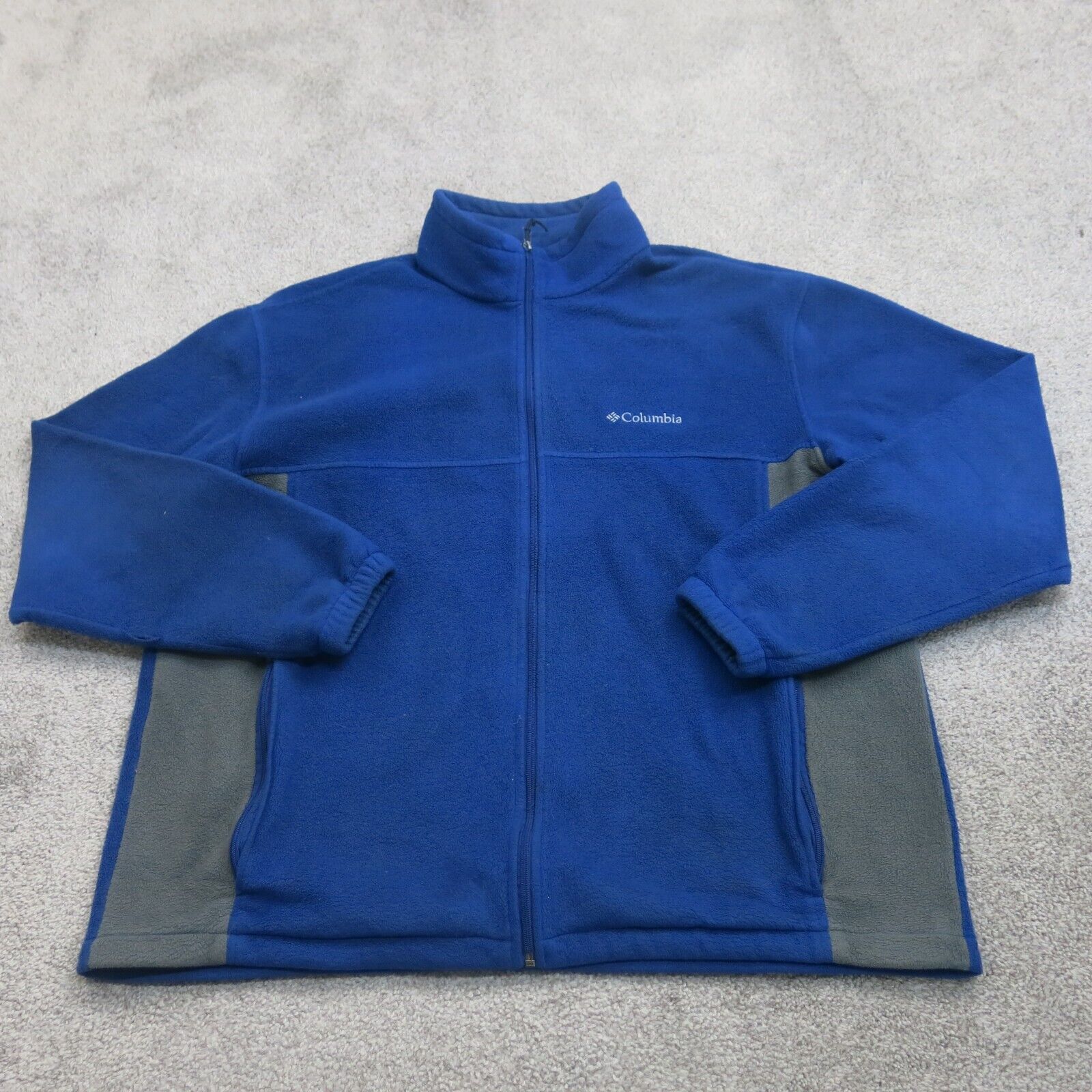 Columbia Sportswear Men Full Zip UP Fleece Jacket Long Sleeve Mock Nec –  Goodfair