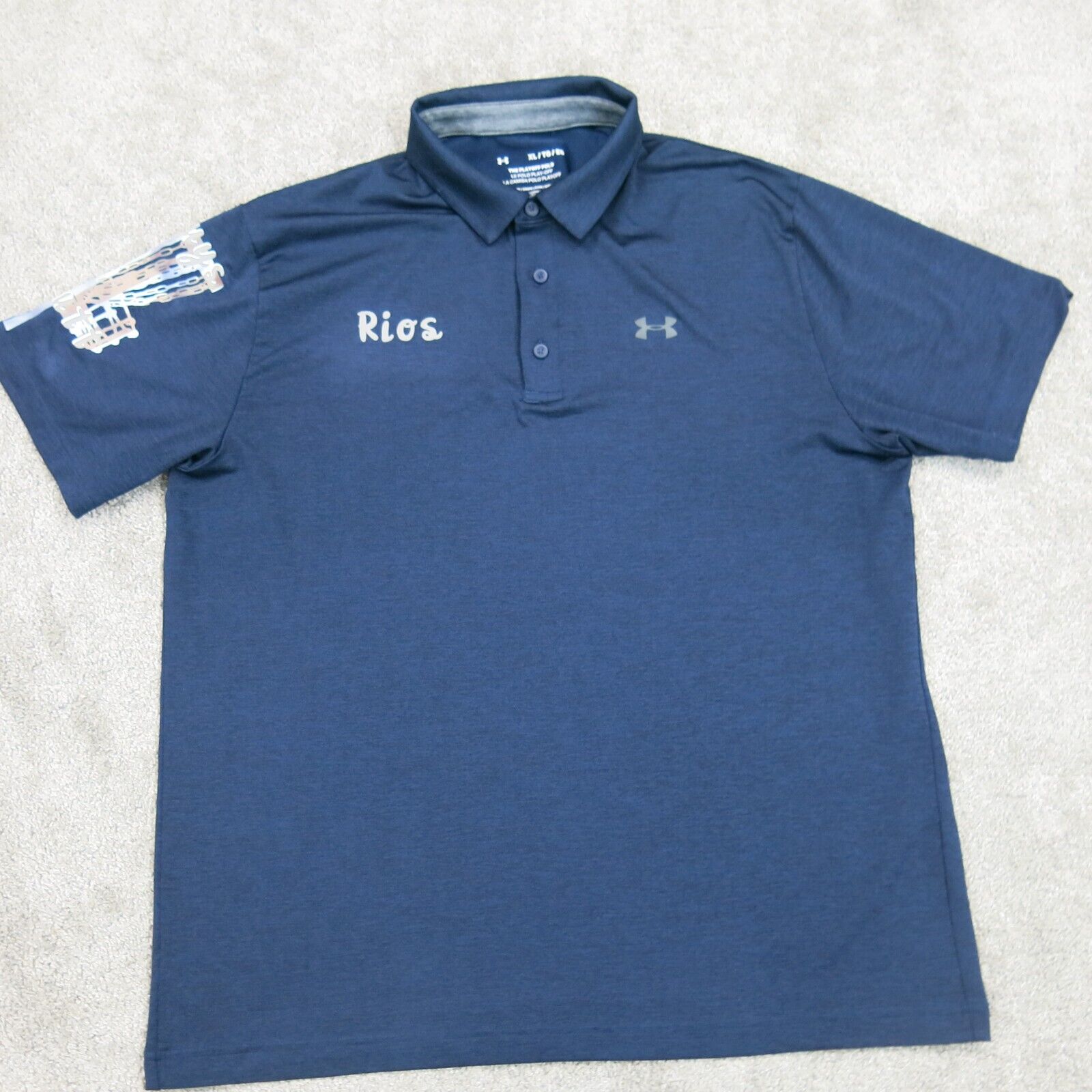 Under armour loose hot sale fit polo shirt