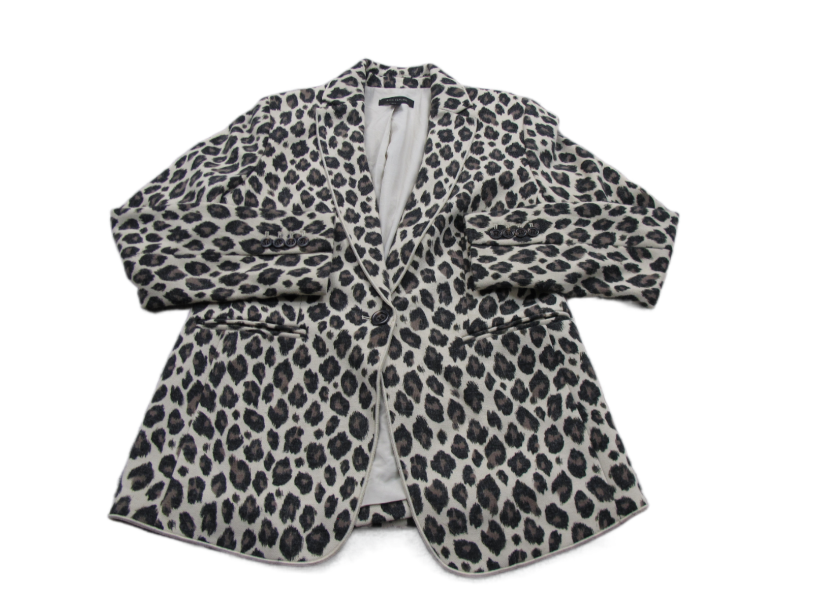 Ann taylor leopard coat deals