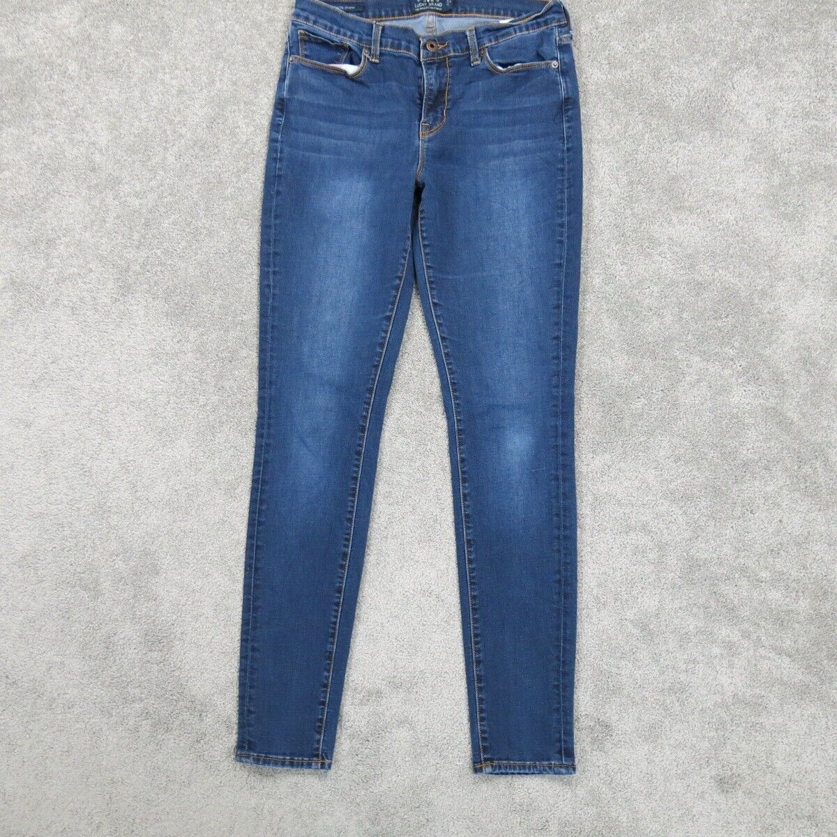 Lucky Brand Jeans Womens Size 10 Blue Light Wash Ankle Low Rise Straight  10/30