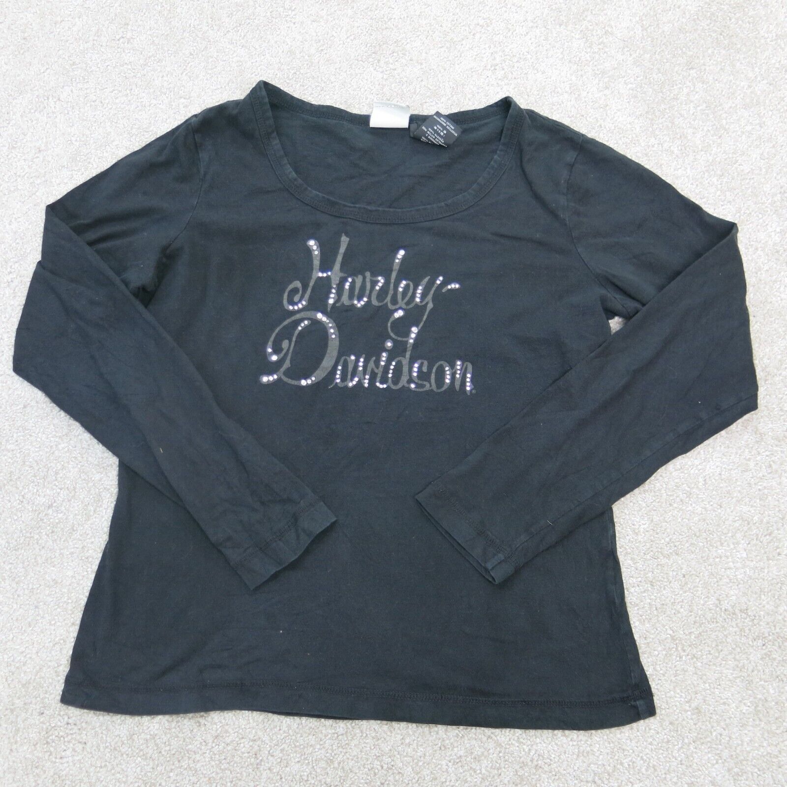 Harley davidson crew online neck womens