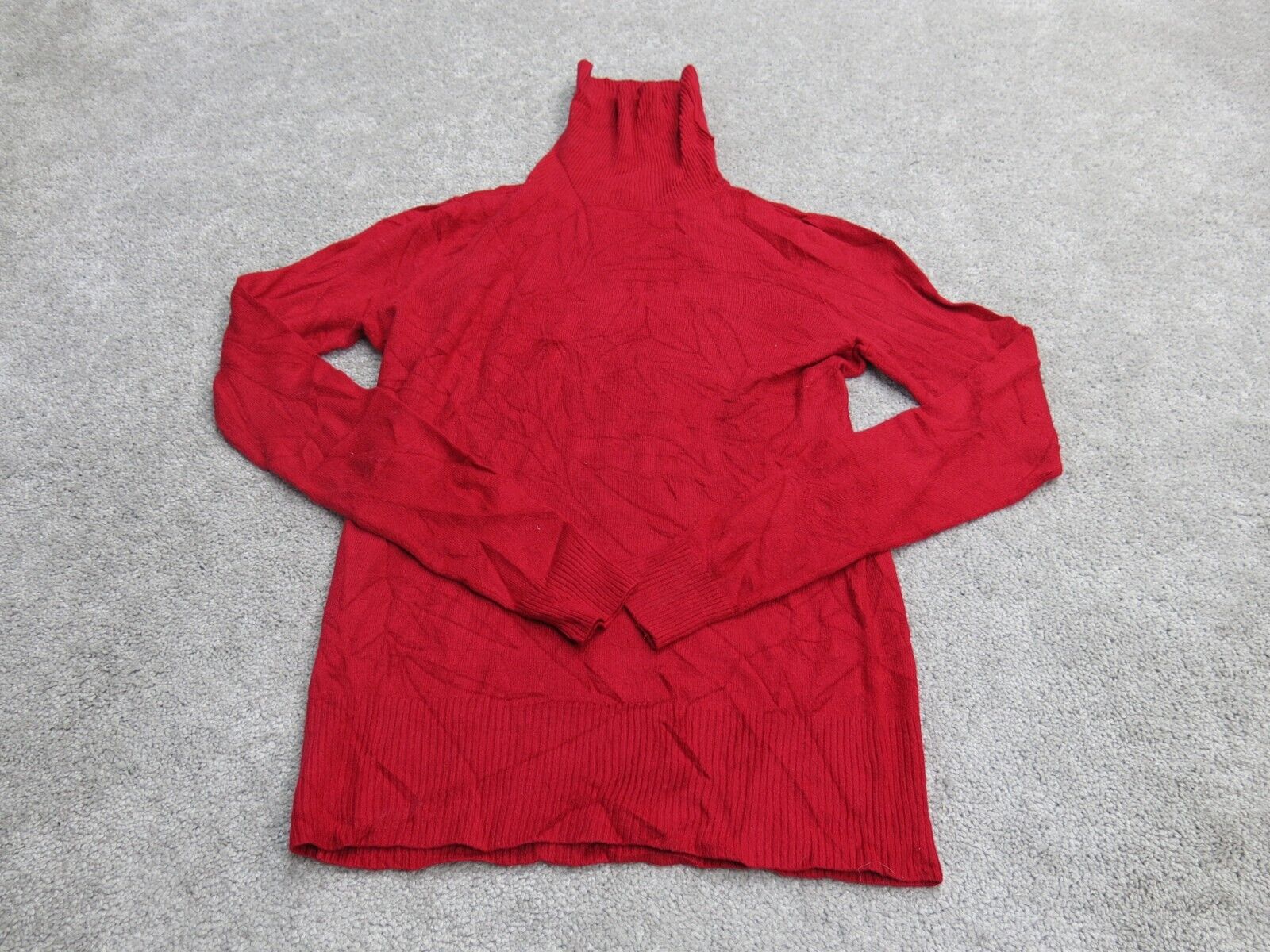 Ann taylor red on sale sweater