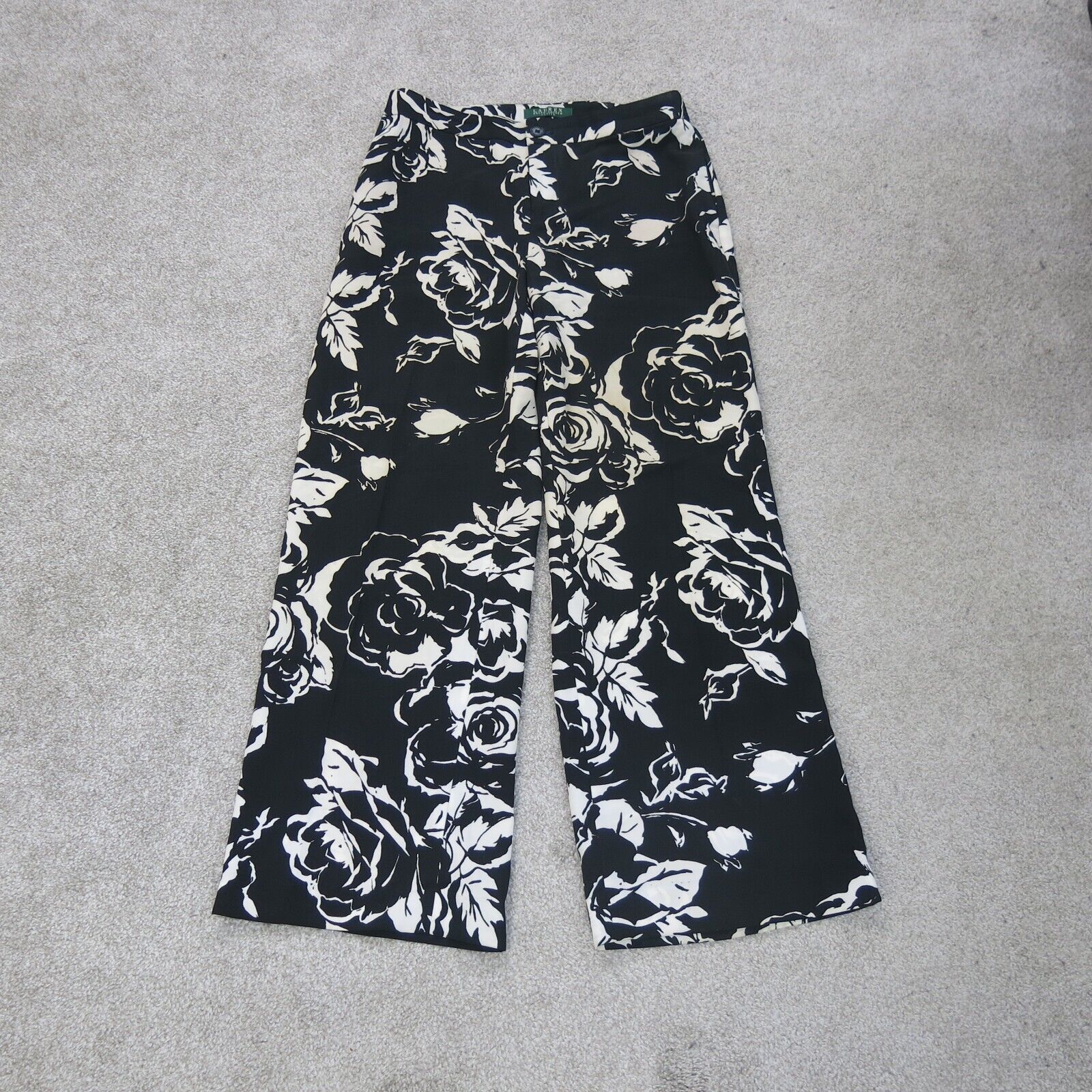 Lauren Ralph Lauren Pants Womens 2P Black Casual Dress Pockets