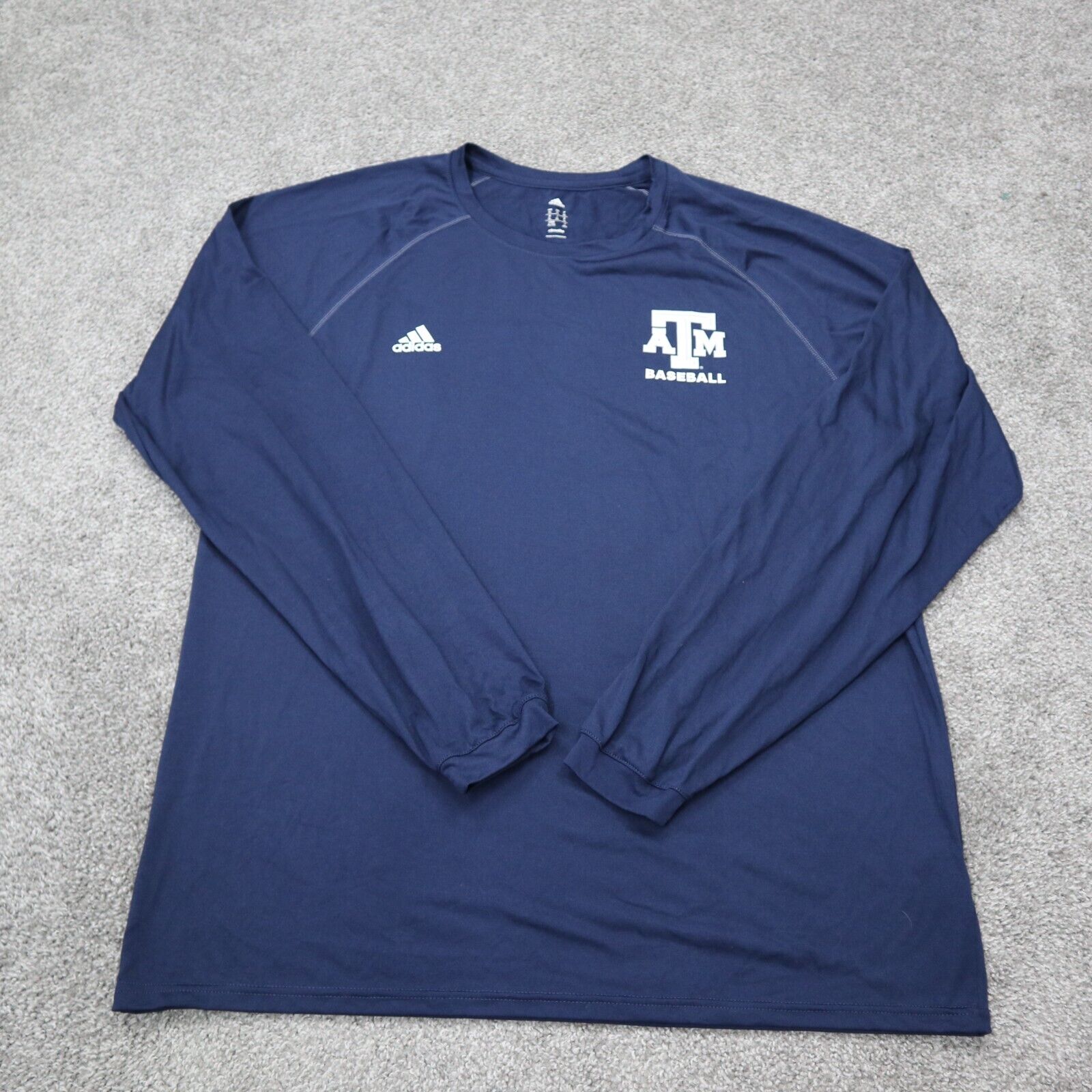 adidas climalite blue t shirt