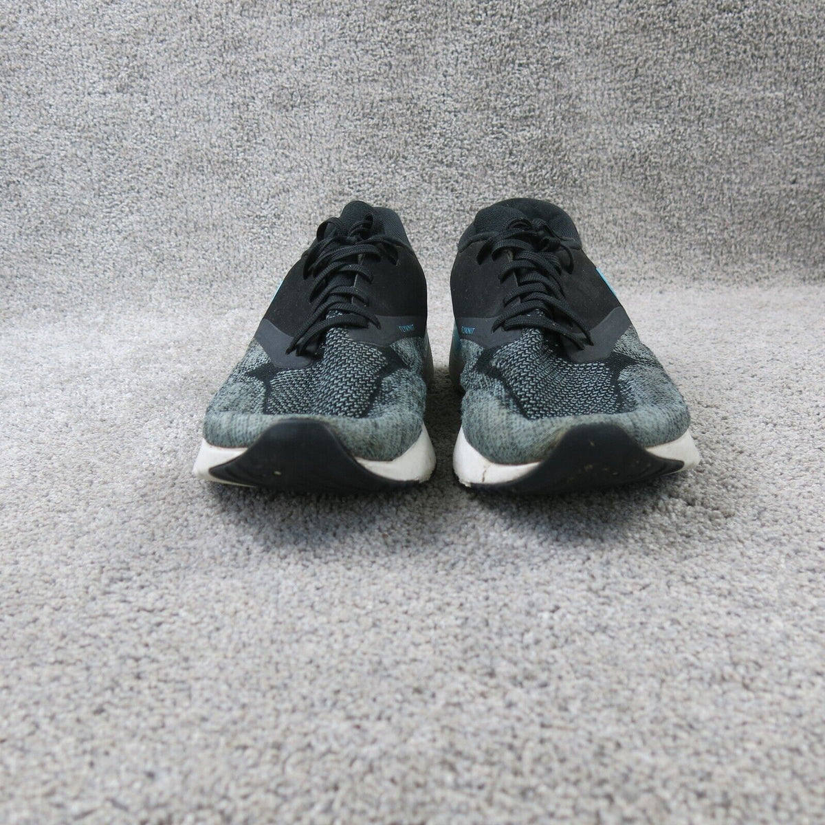 Nike Odyssey React 2 Flyknit Running Shoe Black Men Size 12.5