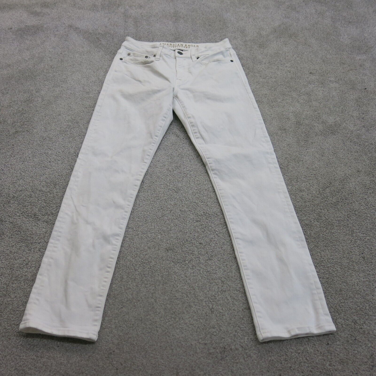 American eagle mens white sales jeans