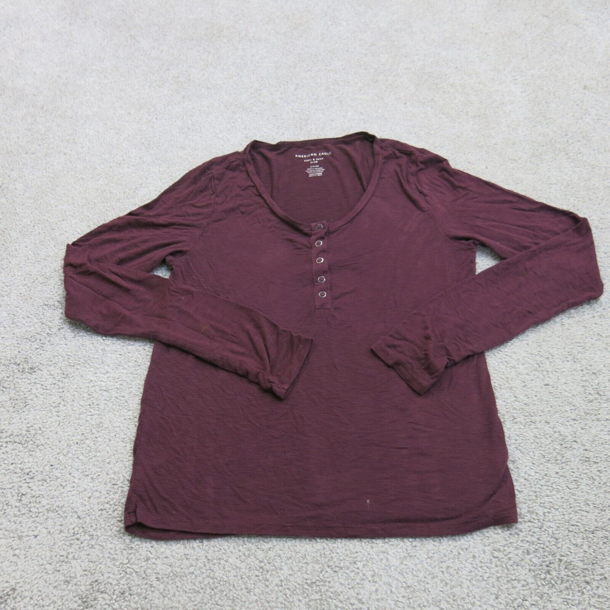 American eagle henley sweatshirt shop