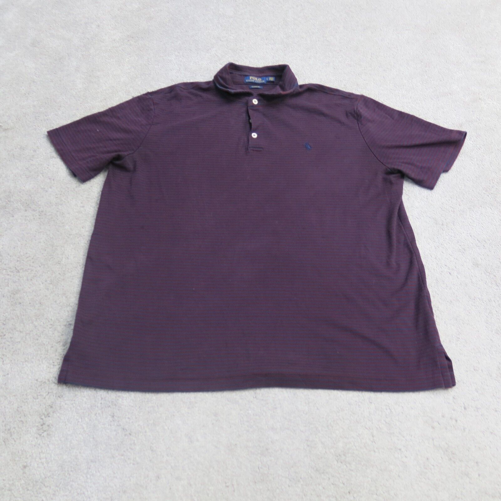 Men's Polo Shirt - Red - L