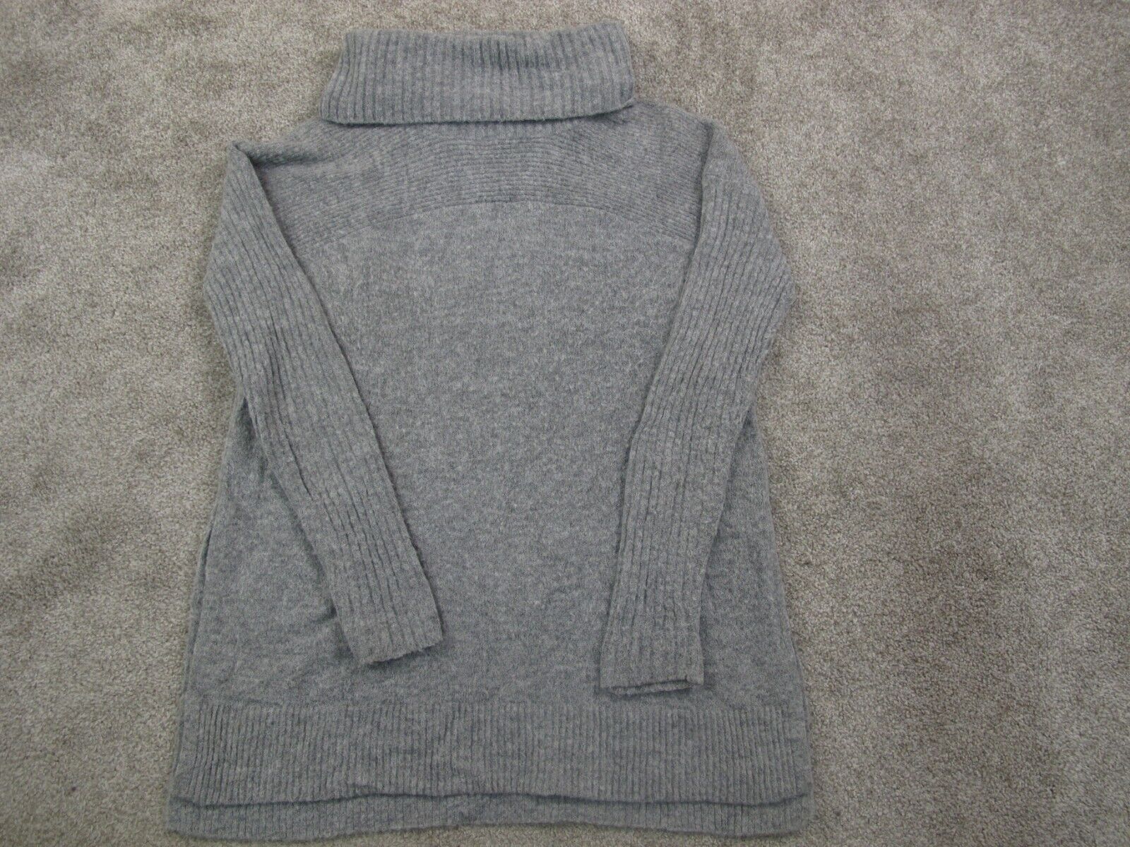 American Eagle Womens Pullover Sweater Side Slit Long Sleeves Gray Size  Small