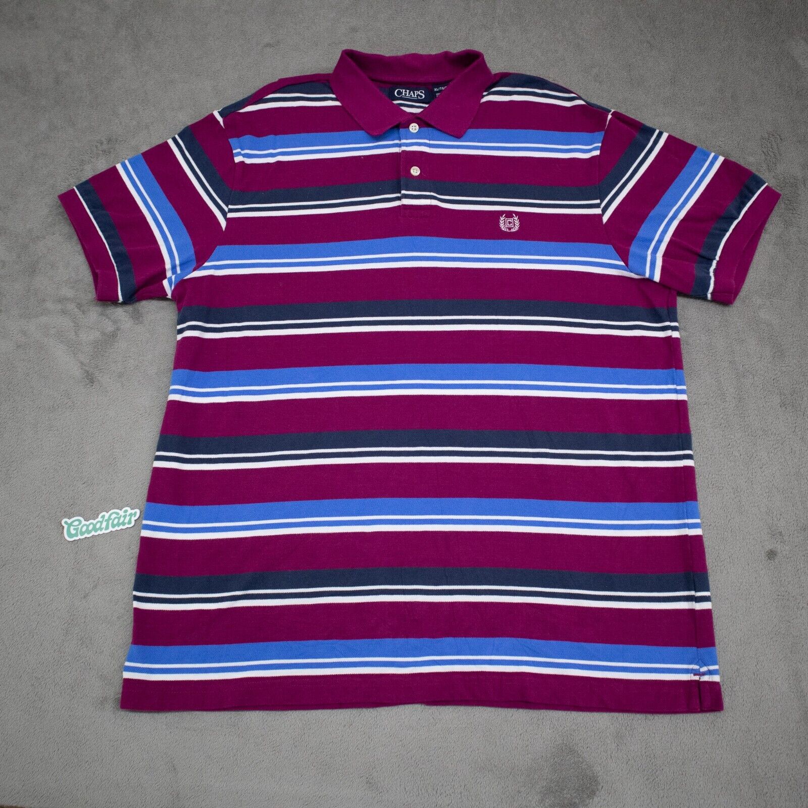 Chaps striped outlet polo shirts