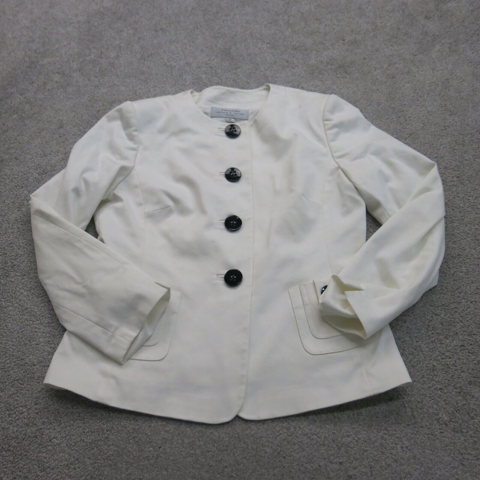 Tahari on sale white coat