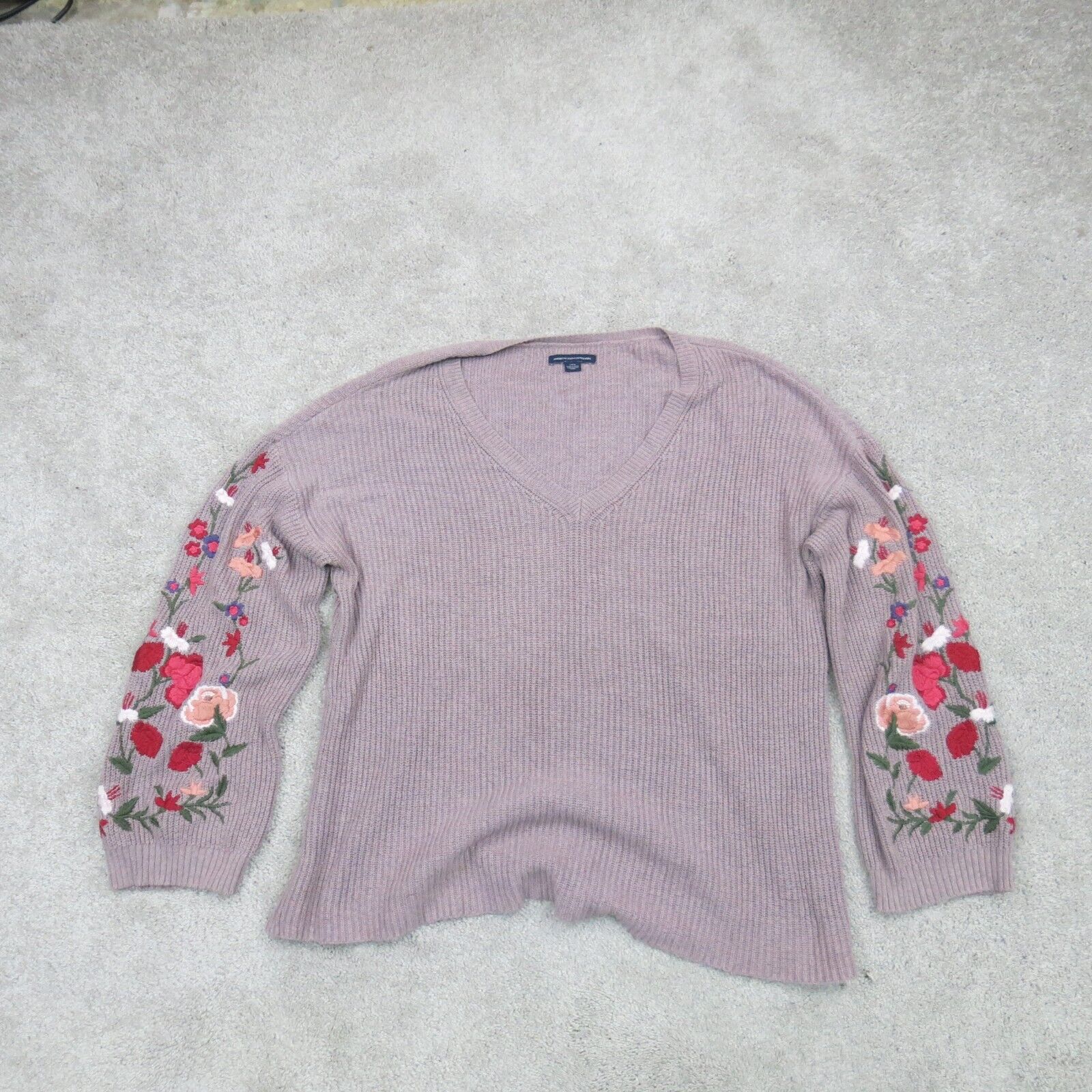 American eagle deals embroidered sweater