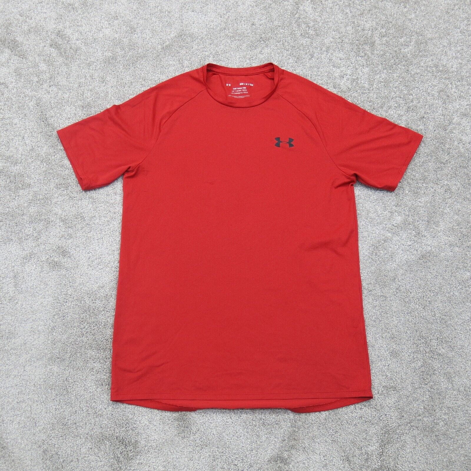 Under Armour Mens Activewear The Tech Logo T Shirt Short Sleeves Red S –  Goodfair