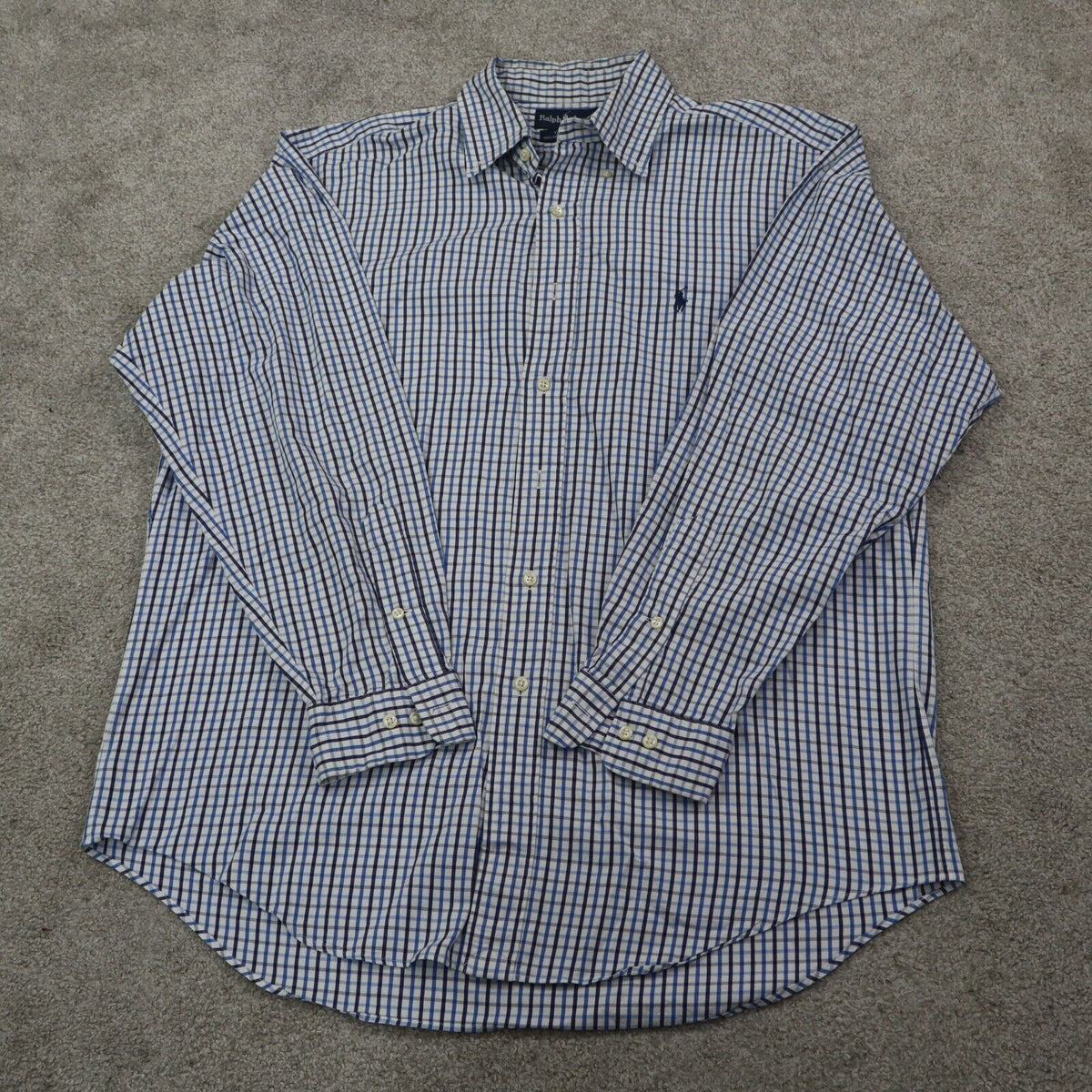 トップス 90s Polo Ralph Lauren YARMOUTH Rare Vintage RALPH LAUREN Yarmouth Button Front Dress Shirt