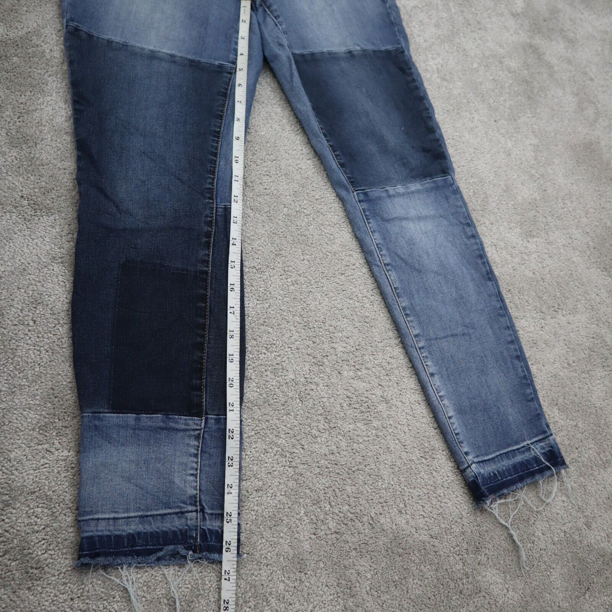 Earl Jean Earl Womens Jeans Straight Leg Mid-Rise Size 8 Blue