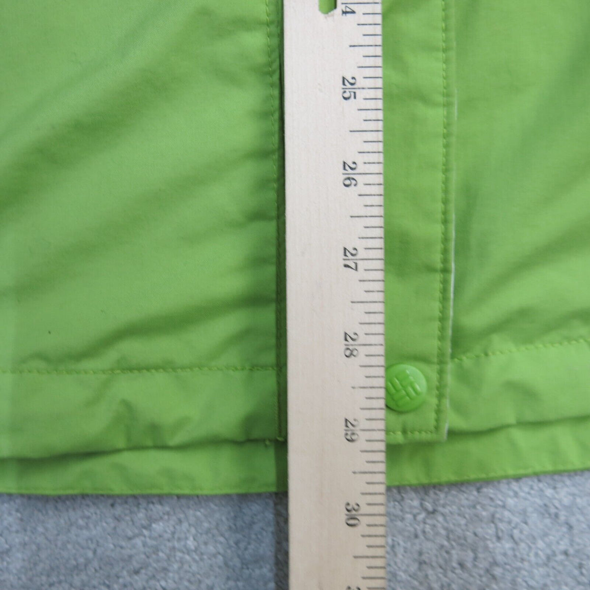 Columbia Jacket Womens Small Green Fleece Lined Full Zip Windbreaker I –  Goodfair