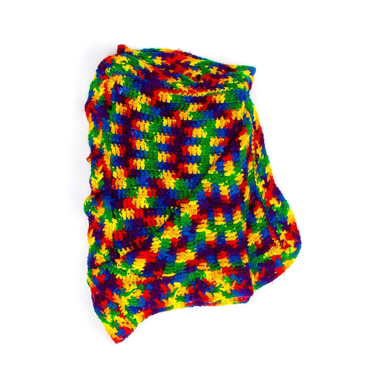 Preloved Crochet Throw Blanket Home Goods Goodfair