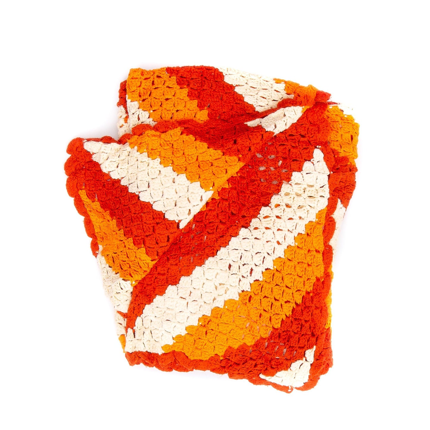 Preloved Crochet Throw Blanket Home Goods Goodfair