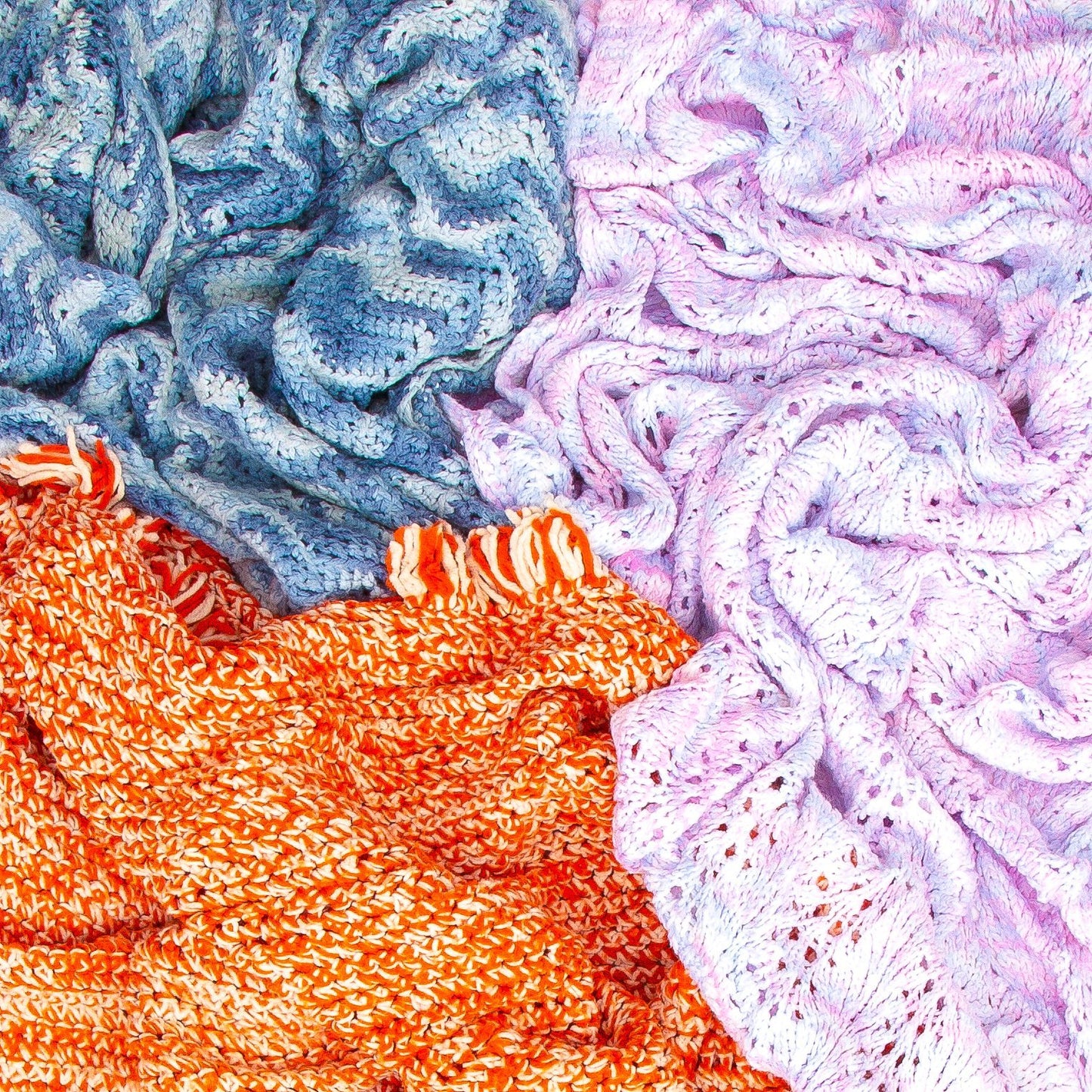 Preloved Crochet Throw Blanket Home Goods Goodfair